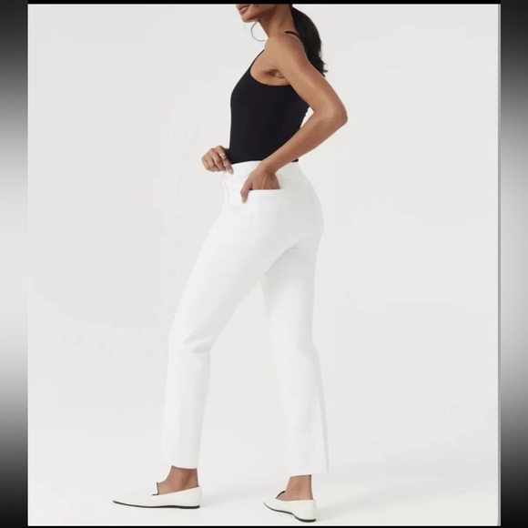 NWT🔥Spanx🔥Ankle Slim Straight Pant Ultimate Opacity Technology Petite Small - Picture 2 of 15